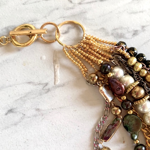 Handmade multi-strand necklace - Picture 7 of 11